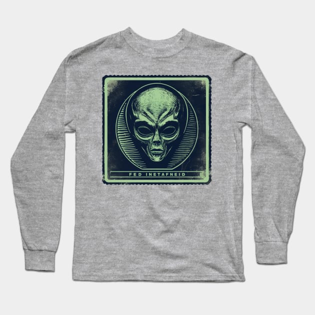 Alien Long Sleeve T-Shirt by Flowerandteenager